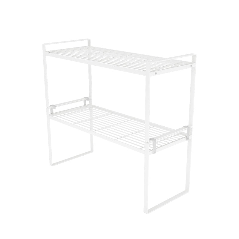 Contemporary Style Metal Bookshelf Open Back Bookcase for Home Office 20.1"L x 8.3"W x 18.7"H White Clearhalo 'Bookcases' 'furn' 'furn_bookcases' 'Furniture' 'Office Furniture' 5350167