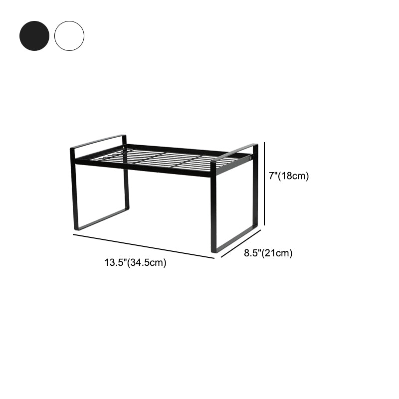 Contemporary Style Metal Bookshelf Open Back Bookcase for Home Office Clearhalo 'Bookcases' 'furn' 'furn_bookcases' 'Furniture' 'Office Furniture' 5350168