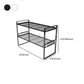 Contemporary Style Metal Bookshelf Open Back Bookcase for Home Office Clearhalo 'Bookcases' 'furn' 'furn_bookcases' 'Furniture' 'Office Furniture' 5350173