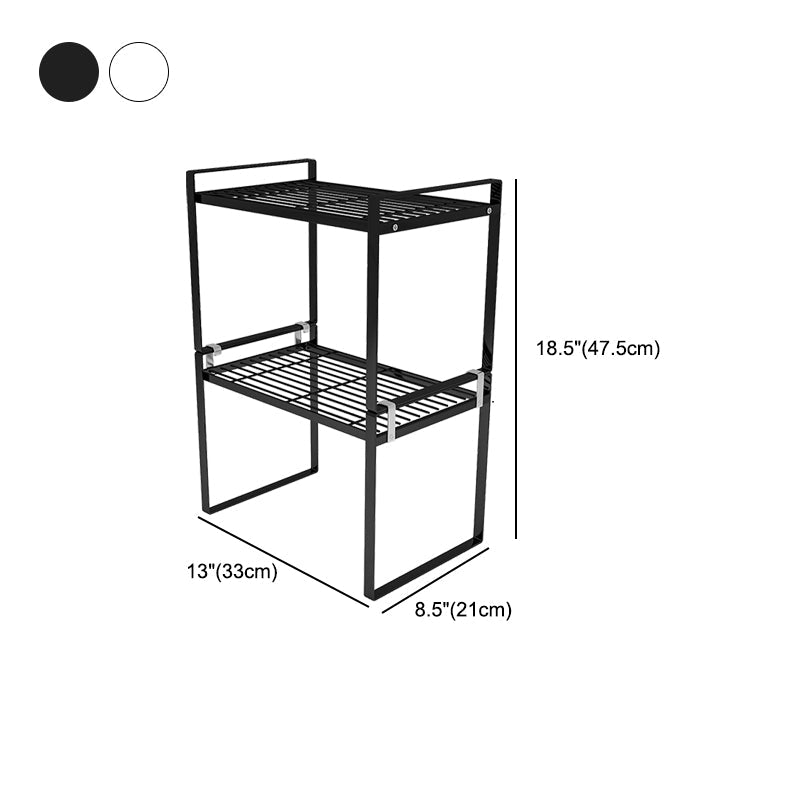 Contemporary Style Metal Bookshelf Open Back Bookcase for Home Office Clearhalo 'Bookcases' 'furn' 'furn_bookcases' 'Furniture' 'Office Furniture' 5350174