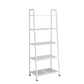 Contemporary Ladder Bookshelf Metal Open Back Bookcase for Home Office
