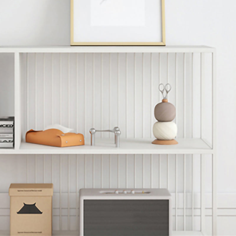 Hedendaagse stijl metalen boekenplank Open Back -boekenkast voor het gebruik van thuiskantoor