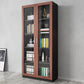 Hedendaagse ingenieur Wood Bookshelf Gesloten Back Case met deur voor thuiskantoor