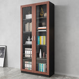 Hedendaagse ingenieur Wood Bookshelf Gesloten Back Case met deur voor thuiskantoor