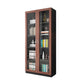 Hedendaagse ingenieur Wood Bookshelf Gesloten Back Case met deur voor thuiskantoor