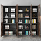 Hedendaagse ingenieur Wood Bookshelf Gesloten Back Case met deur voor thuiskantoor