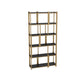Modern Style Bookcase Gold Frame Metal Open Back Bookshelf for Home Office Clearhalo 'Bookcases' 'furn' 'furn_bookcases' 'Furniture' 'Office Furniture' 5350477