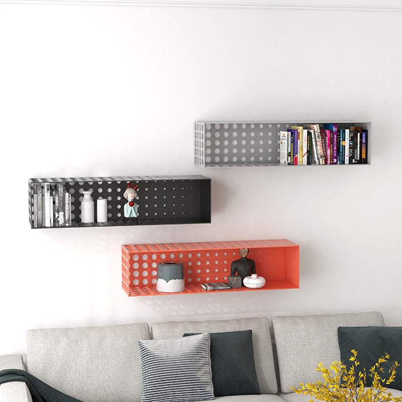 39.3"L Modern Style Bookcase Wall Mounted Closed Back Bookshelf for Home Office