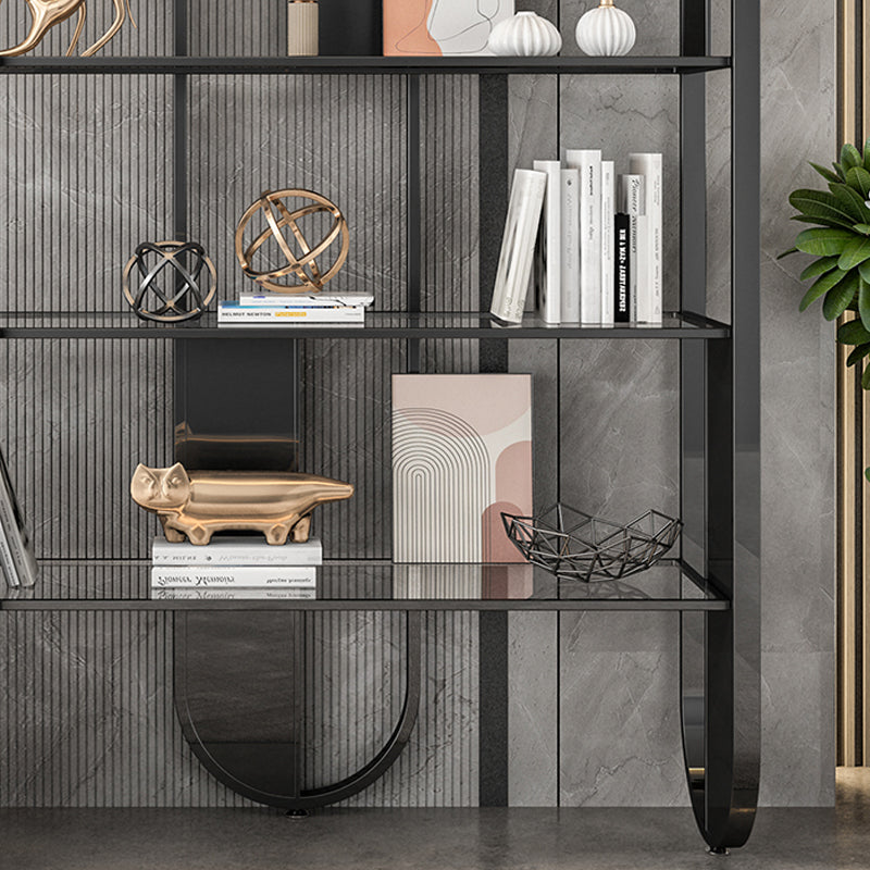 Geometrische moderne stijl boekenkast metal open terug boekenplank voor thuiskantoor