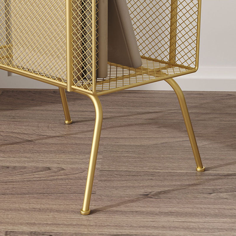 27.5 "H Bibliothèque de style contemporain Metal Open Back Bookshelf pour la maison