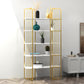Contemporary Style Bookcase Metal Open Back Etagere Bookshelf for Home Office