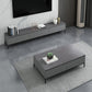 Contemporary Style TV Stand Stone and Engineered Wood TV Cabinet Clearhalo 'furn' 'furn_tv_stands_entertainment_centers' 'Furniture' 'Living Room Furniture' 'TV Stands & Entertainment Centers' 'TV Stands & Media Storage Furniture' 'tv_stands_entertainment_centers' 5350685