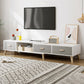Engineered Wood TV Media Console met laden Scandinavische tv -standaard