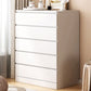 16" W Wooden Chest Modern Style Storage Chest Dresser with Drawers and Doors 24"L x 16"W x 44"H White 5 Clearhalo 'Bedroom Furniture' 'Dressers & Chests' 'dressers_chests' 'furn' 'furn_dressers_chests' 'Furniture' 5351280