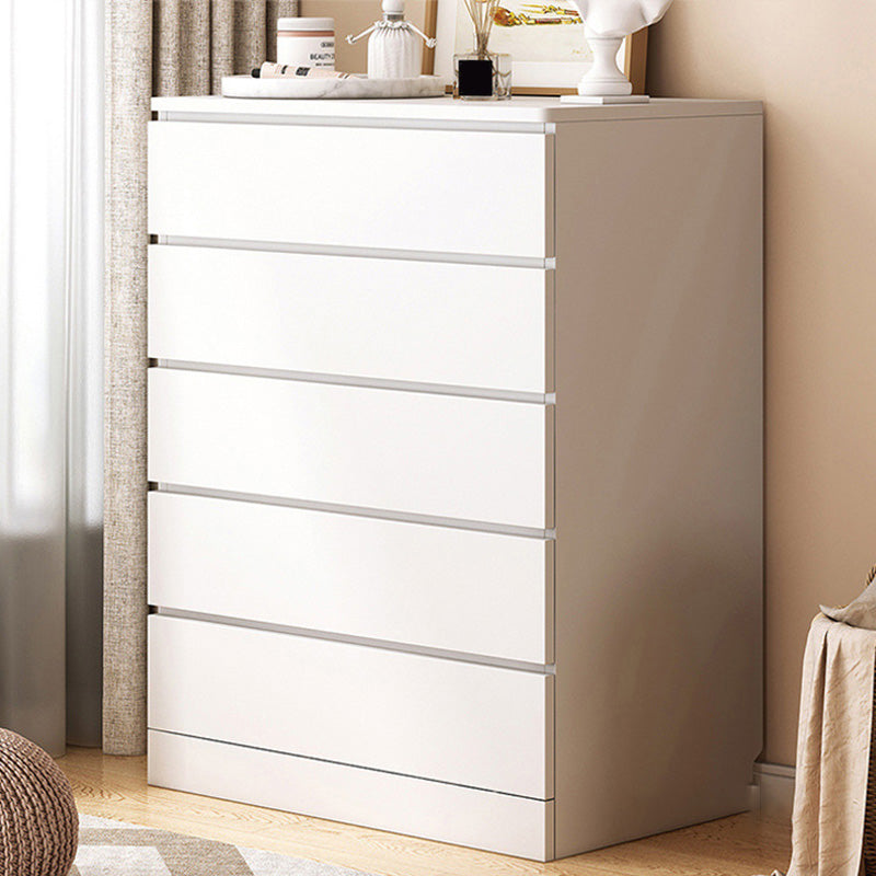 16" W Wooden Chest Modern Style Storage Chest Dresser with Drawers and Doors 24"L x 16"W x 44"H White 5 Clearhalo 'Bedroom Furniture' 'Dressers & Chests' 'dressers_chests' 'furn' 'furn_dressers_chests' 'Furniture' 5351280