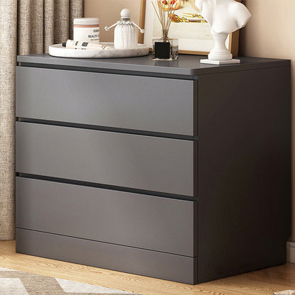 16" W Wooden Chest Modern Style Storage Chest Dresser with Drawers and Doors 24"L x 16"W x 28"H Grey 3 Clearhalo 'Bedroom Furniture' 'Dressers & Chests' 'dressers_chests' 'furn' 'furn_dressers_chests' 'Furniture' 5351288