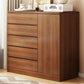 16" W Wooden Chest Modern Style Storage Chest Dresser with Drawers and Doors 39"L x 16"W x 44"H Brown 5 Clearhalo 'Bedroom Furniture' 'Dressers & Chests' 'dressers_chests' 'furn' 'furn_dressers_chests' 'Furniture' 5351292