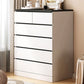 16" W Wooden Chest Modern Style Storage Chest Dresser with Drawers and Doors 24"L x 16"W x 44"H White 6 Clearhalo 'Bedroom Furniture' 'Dressers & Chests' 'dressers_chests' 'furn' 'furn_dressers_chests' 'Furniture' 5351297