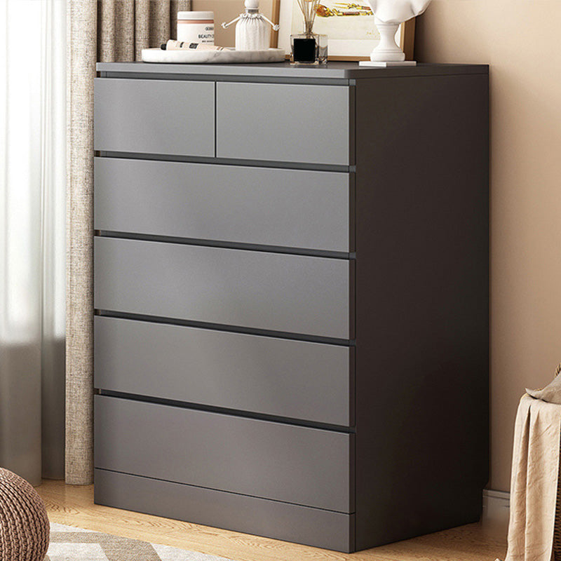 16" W Wooden Chest Modern Style Storage Chest Dresser with Drawers and Doors 24"L x 16"W x 44"H Grey 6 Clearhalo 'Bedroom Furniture' 'Dressers & Chests' 'dressers_chests' 'furn' 'furn_dressers_chests' 'Furniture' 5351299