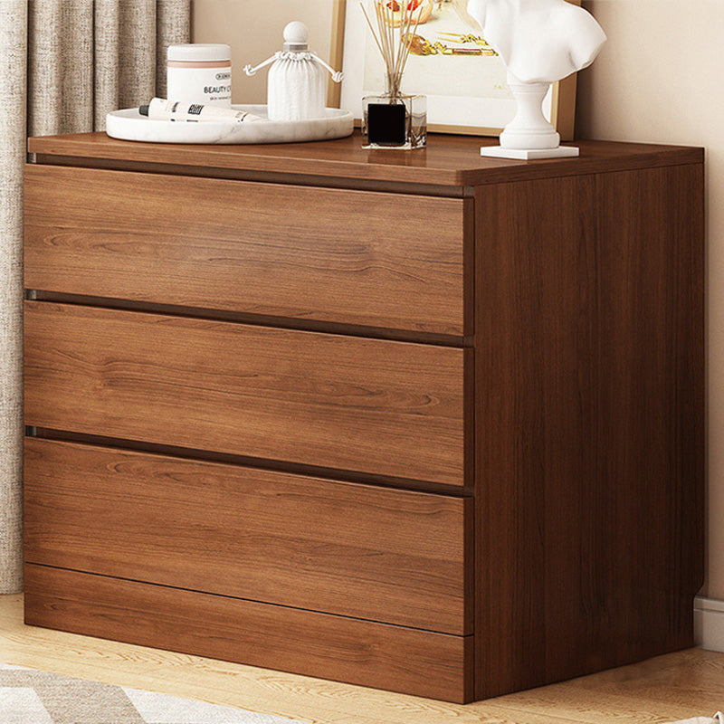 16" W Wooden Chest Modern Style Storage Chest Dresser with Drawers and Doors 24"L x 16"W x 28"H Brown 3 Clearhalo 'Bedroom Furniture' 'Dressers & Chests' 'dressers_chests' 'furn' 'furn_dressers_chests' 'Furniture' 5351300
