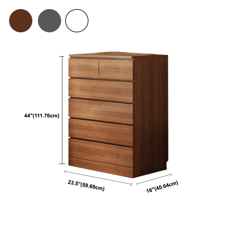 16" W Wooden Chest Modern Style Storage Chest Dresser with Drawers and Doors Clearhalo 'Bedroom Furniture' 'Dressers & Chests' 'dressers_chests' 'furn' 'furn_dressers_chests' 'Furniture' 5351309