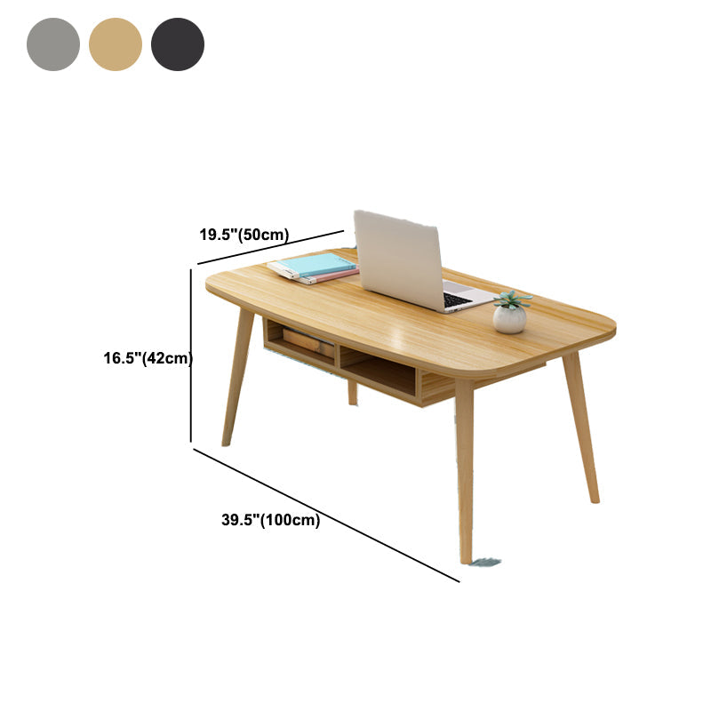 MODERNE 16,5 "de haut 4 jambes Rectangular Table Table Tableau basse