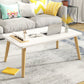 16.5 "lange 4 poten natuurlijke/ witte rechthoekige houten tafelblad salontafel