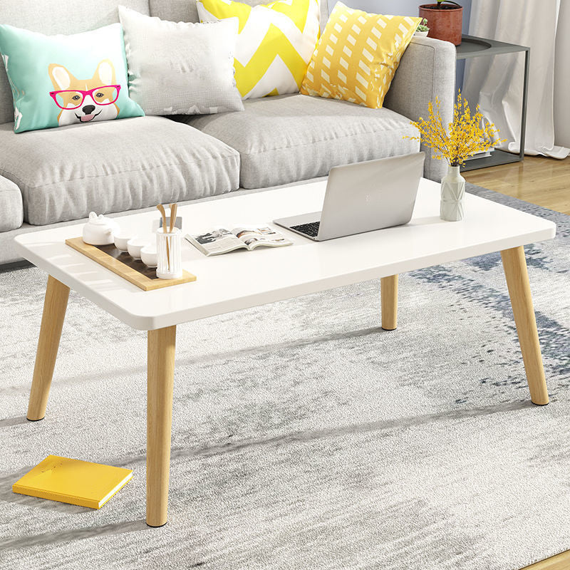 16.5 "lange 4 poten natuurlijke/ witte rechthoekige houten tafelblad salontafel