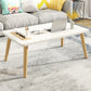 16.5 "lange 4 poten natuurlijke/ witte rechthoekige houten tafelblad salontafel