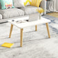 16.5 "lange 4 poten natuurlijke/ witte rechthoekige houten tafelblad salontafel