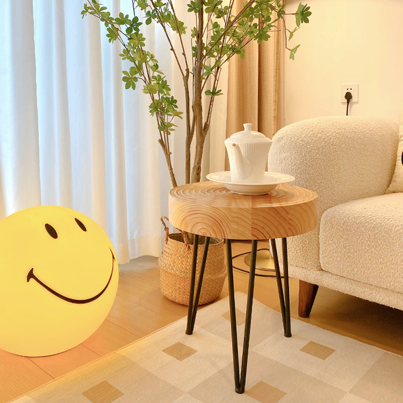 Escandinava 1 mesa de café individual Cóctel de madera maciza