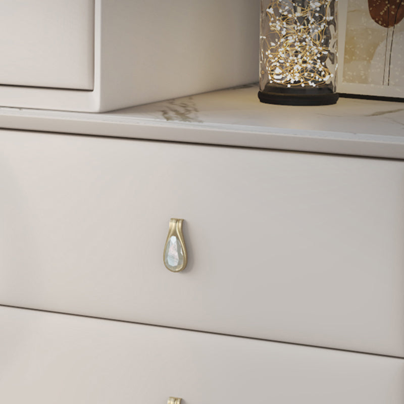 Tavolo da toeletta da toeletta per vanità in ardesia glam beige trucco vanità scrivania