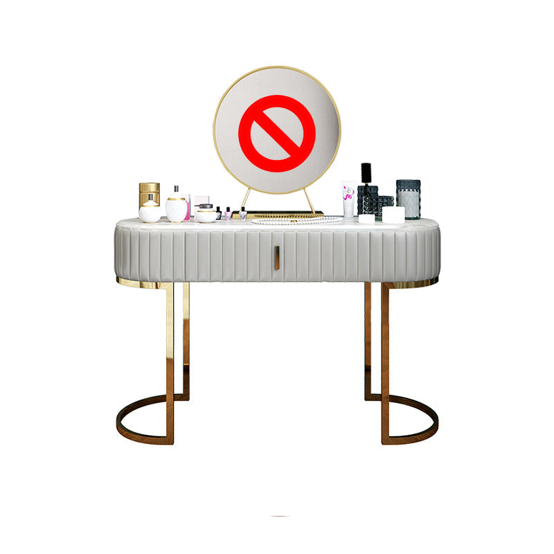 Glam Slate Top Vanity Dressing Table Set White Make-up Vanity Makeup Vanity Clearhalo 'Bedroom Furniture' 'furn' 'furn_makeup_vanities' 'Furniture' 'Makeup Vanities' 'makeup_vanities' 5351788