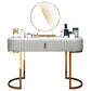 Glam Slate Top Vanity Dressing Table Set White Make-up Vanity Clearhalo 'Bedroom Furniture' 'furn' 'furn_makeup_vanities' 'Furniture' 'Makeup Vanities' 'makeup_vanities' 5351792