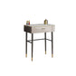 Modern Slate Top Vanity Makeup Table Set Grey Makeup Vanity Desk Table