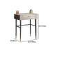Modern Slate Top Vanity Makeup Table Set Grey Makeup Vanity Desk Table