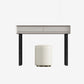 Moderne grijze/beige ijdelheidstabellen hout- en metalen make -uptafel set