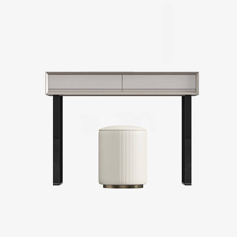 Tablas modernas de tocador de tocador gris/beige