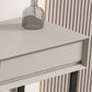 Tablas modernas de tocador de tocador gris/beige