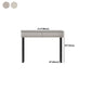 Moderne grijze/beige ijdelheidstabellen hout- en metalen make -uptafel set