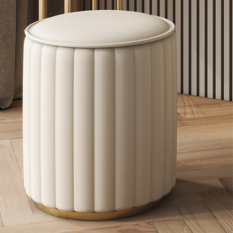 BEIGE Vanity, set di vanità in metallo alto 30 "con 2 cassetti