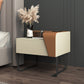 19 "Tall 1 - Diroir en bois Modem de nuit et table de chevet de table d'accent contemporain avec jambes
