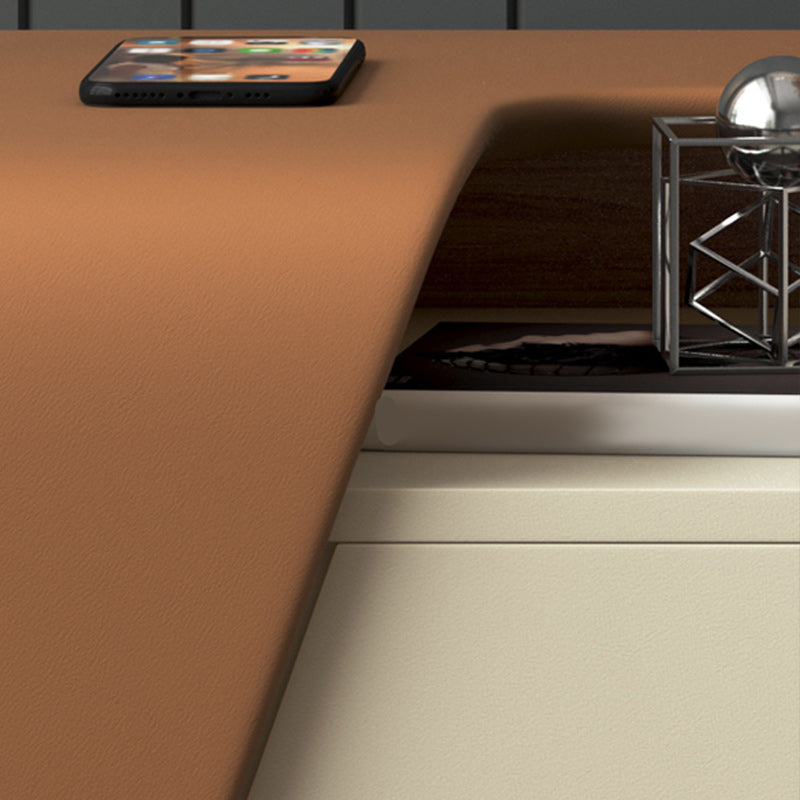 19 "groß 1 - Schublade Holz Nachttisch Modem & zeitgenössischer Akzenttisch Nachttisch mit Beinen