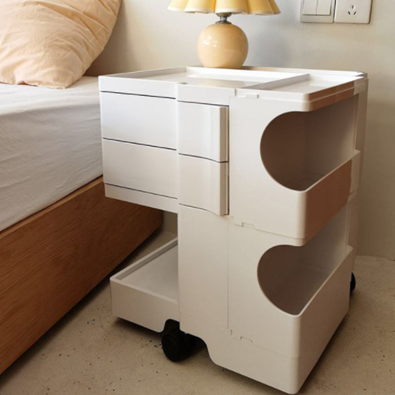 Nightstand Contemporary Night Table with Drawers and Shelves Clearhalo 'Bedroom Furniture' 'furn' 'furn_night_stand' 'Furniture' 'night_stand' 'Nightstands' 5351998