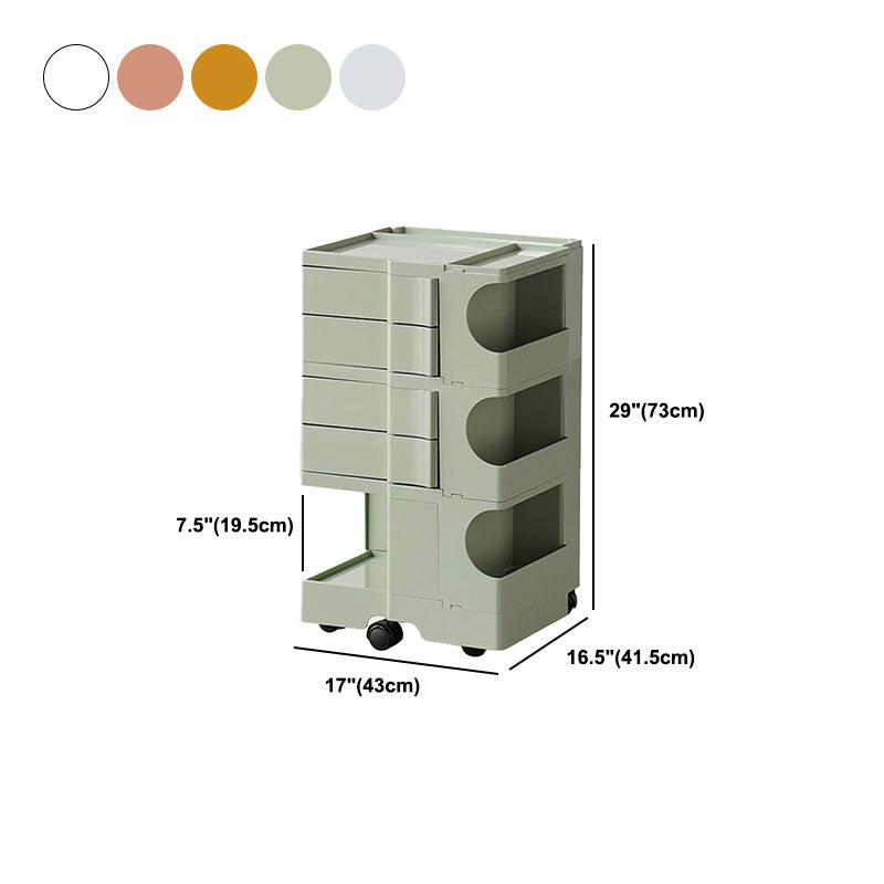 Nightstand Contemporary Night Table with Drawers and Shelves Clearhalo 'Bedroom Furniture' 'furn' 'furn_night_stand' 'Furniture' 'night_stand' 'Nightstands' 5352014