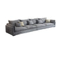 Light-grey Contemporary Sectional Stain-Resistant Living Room Solid Wood Sofa