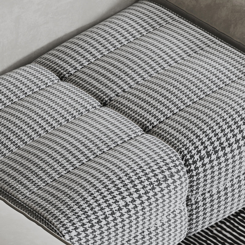 Cojín de brazo cuadrado Sala de estar de terciopelo de terciopelo y chaise