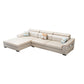 Contemporary Sofa Cotton Solid Wood Living Room Slipcovered Sofa & Chaise