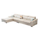 Contemporary Sofa Cotton Solid Wood Living Room Slipcovered Sofa & Chaise