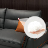 Braccio ad incasso grigio scuro chaise chaise fara faccia divano a forma di l